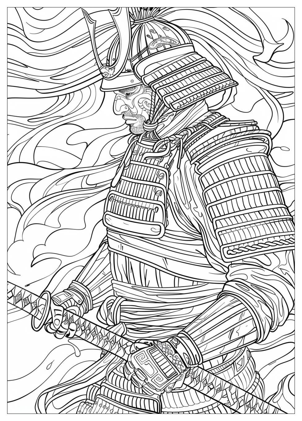 Samurai Coloring Pages-19