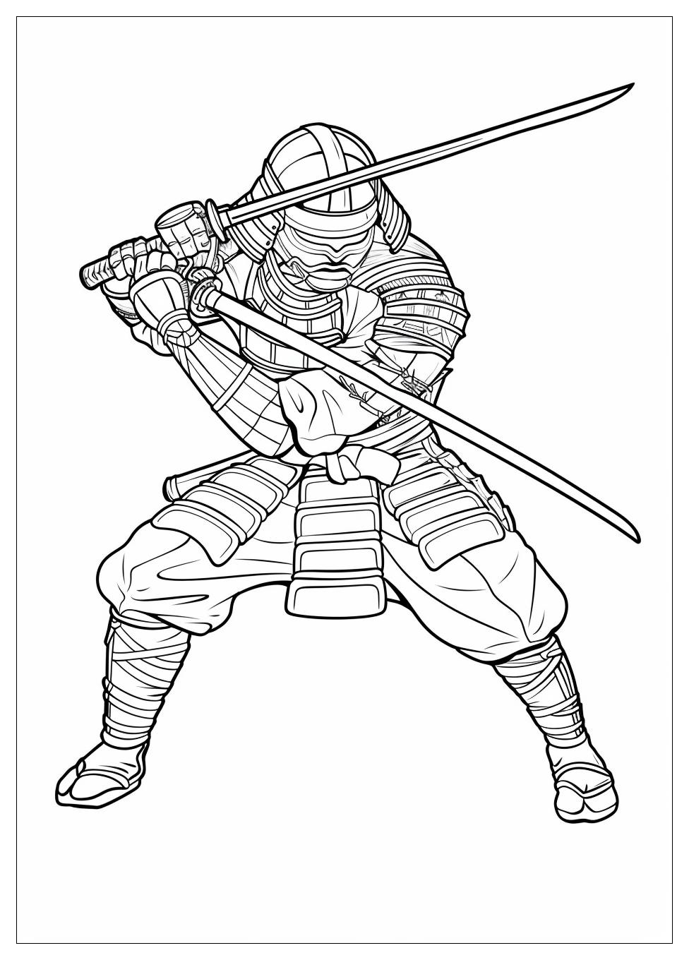 Samurai Coloring Pages-2