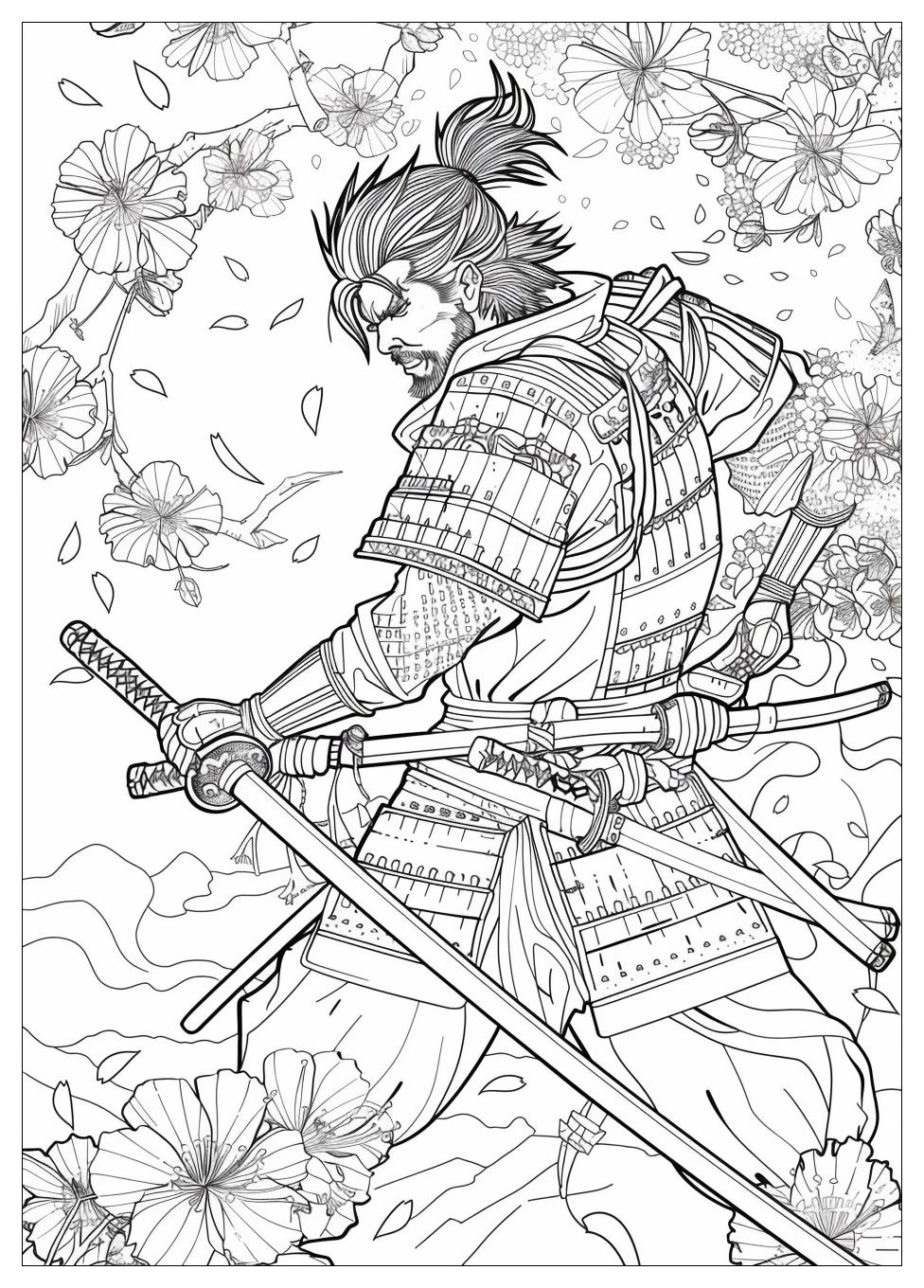 Samurai Coloring Pages-3