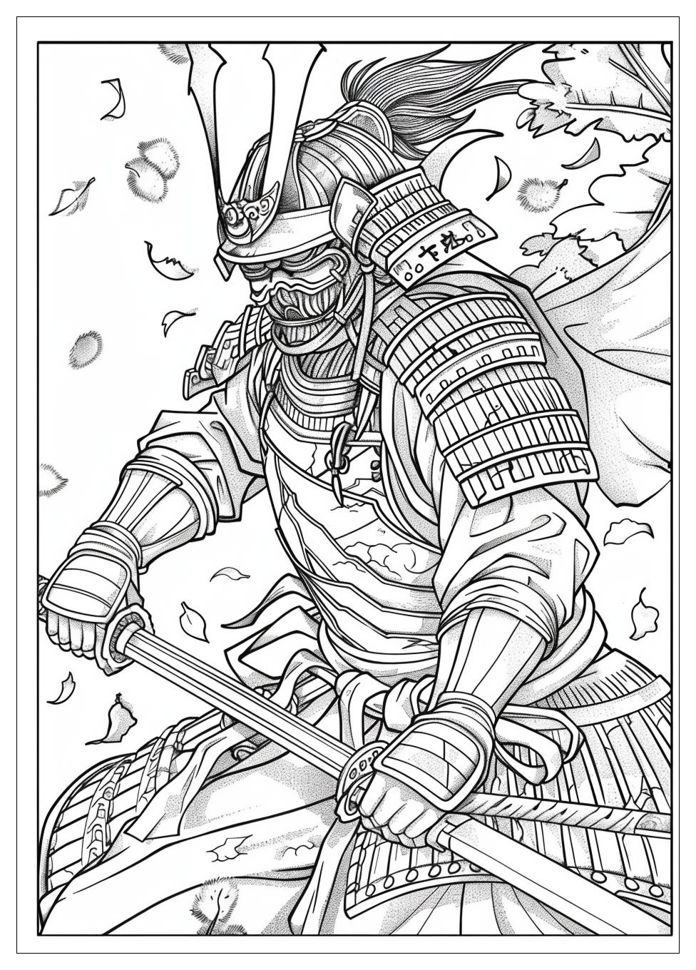 Samurai Coloring Pages-4