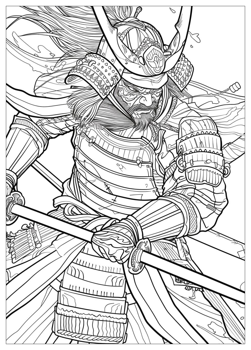 Samurai Coloring Pages-5