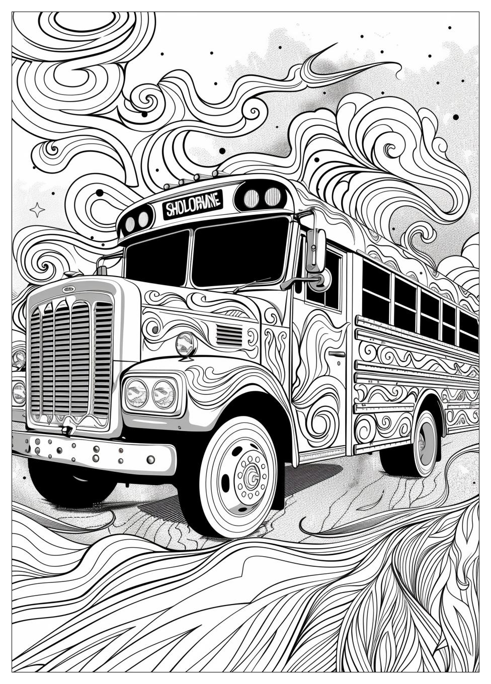 School Bus Coloring Pages-19