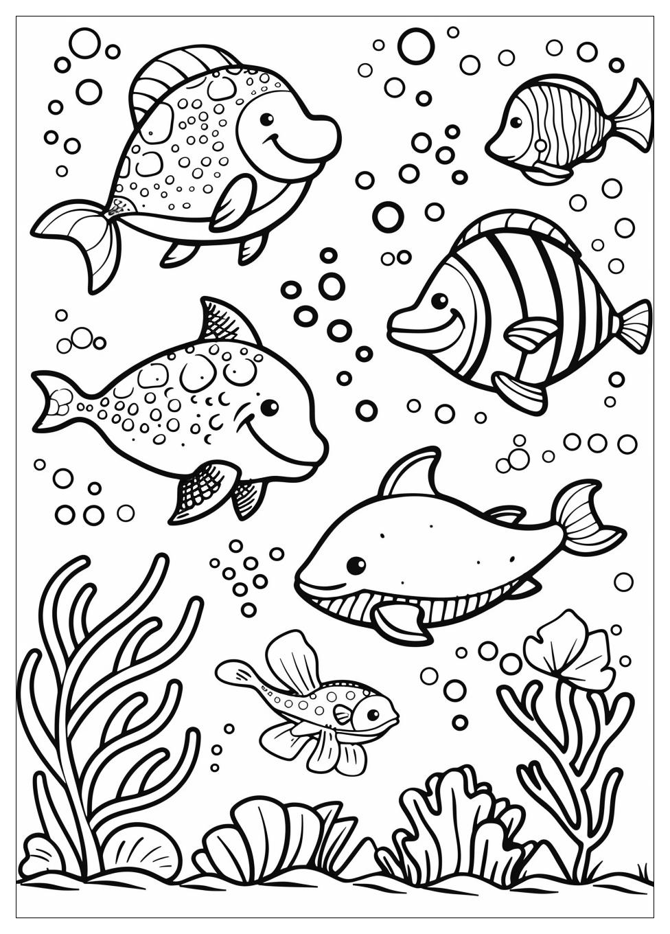 Sea Animals Coloring Pages-12