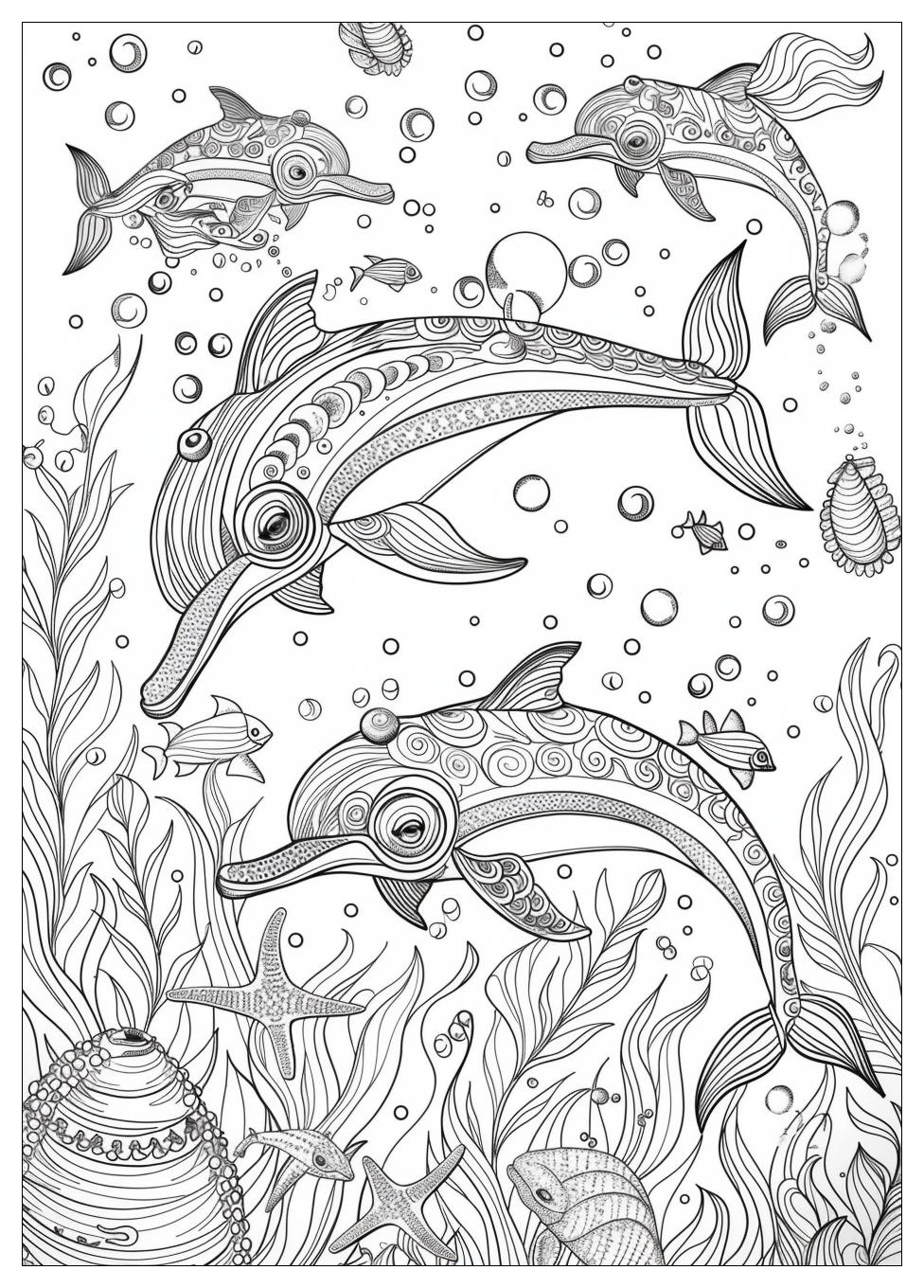 Sea Animals Coloring Pages-17