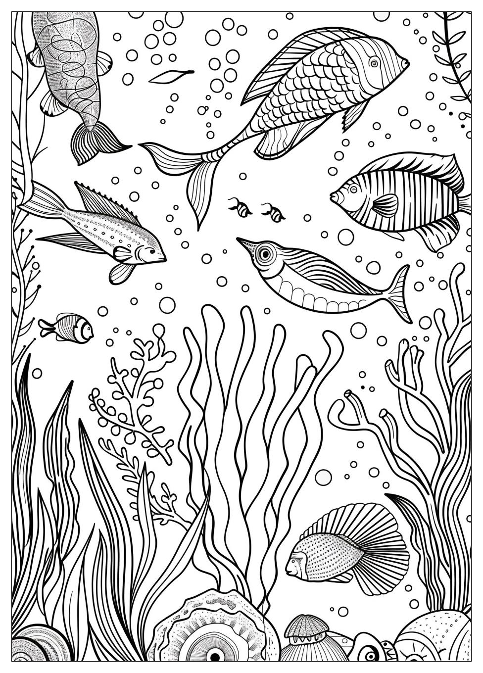 Sea Animals Coloring Pages-18