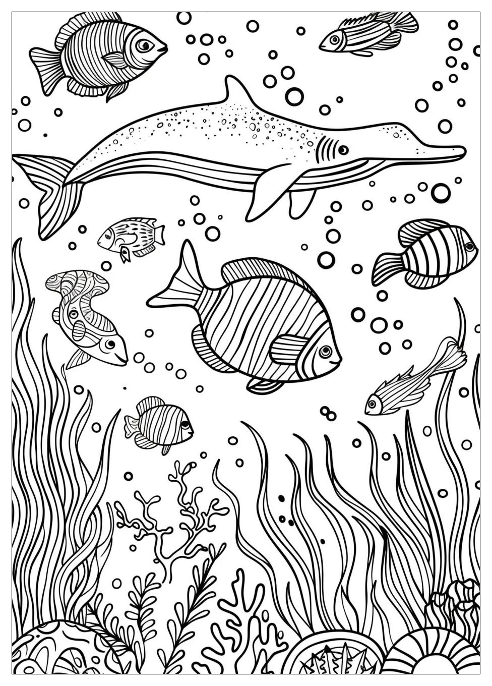 Sea Animals Coloring Pages-19