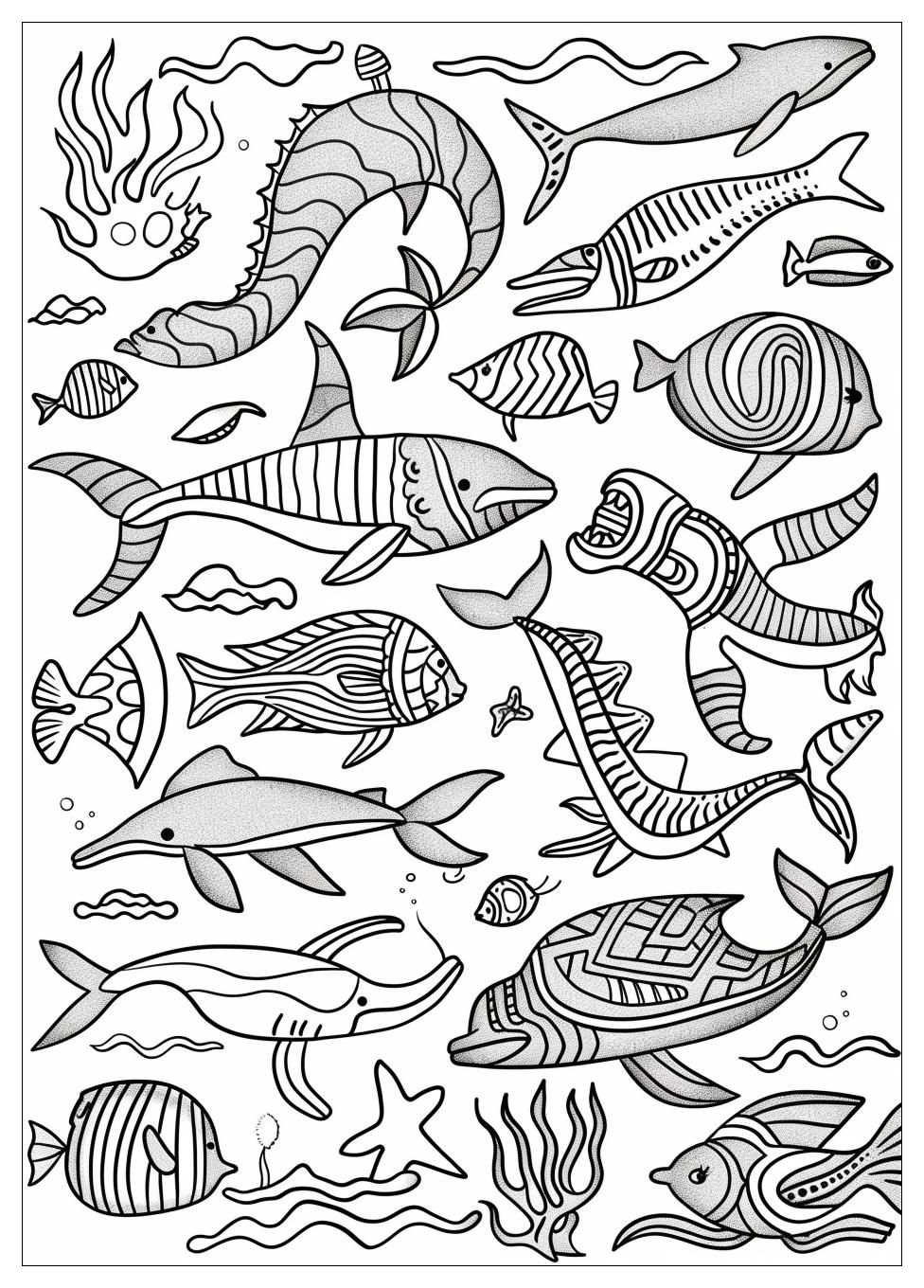 Sea Animals Coloring Pages-20