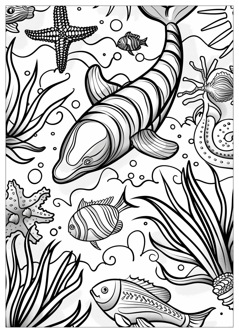 Sea Animals Coloring Pages-3