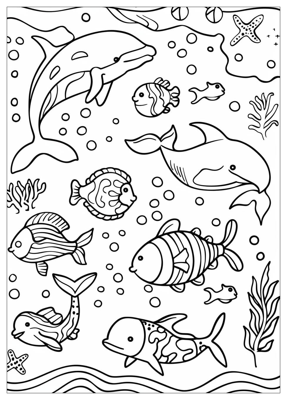 Sea Animals Coloring Pages-4