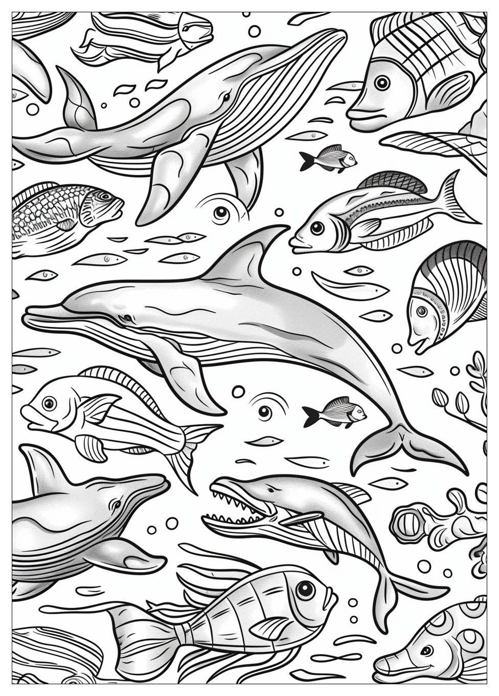 Sea Animals Coloring Pages-7