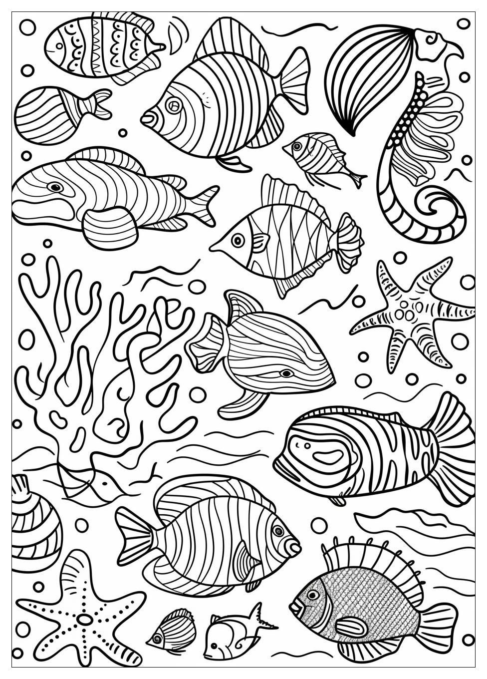 Sea Animals Coloring Pages-8