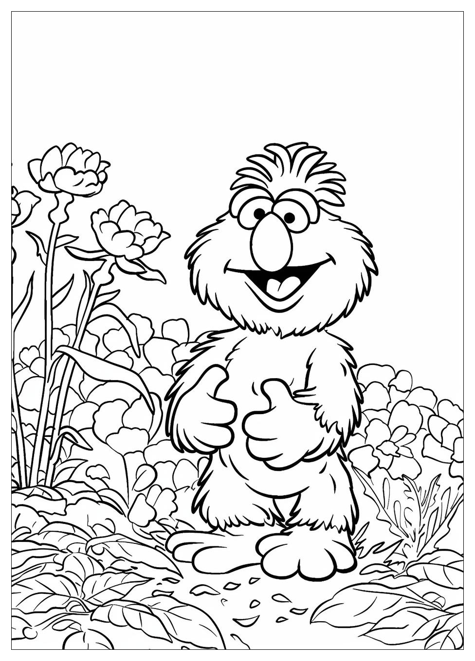 Sesame Street Coloring Pages-1