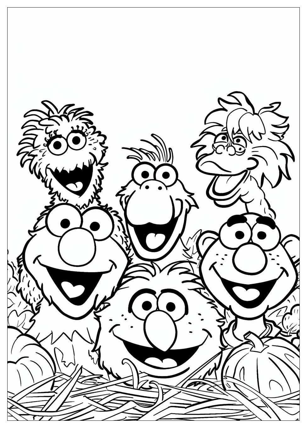 Sesame Street Coloring Pages-10