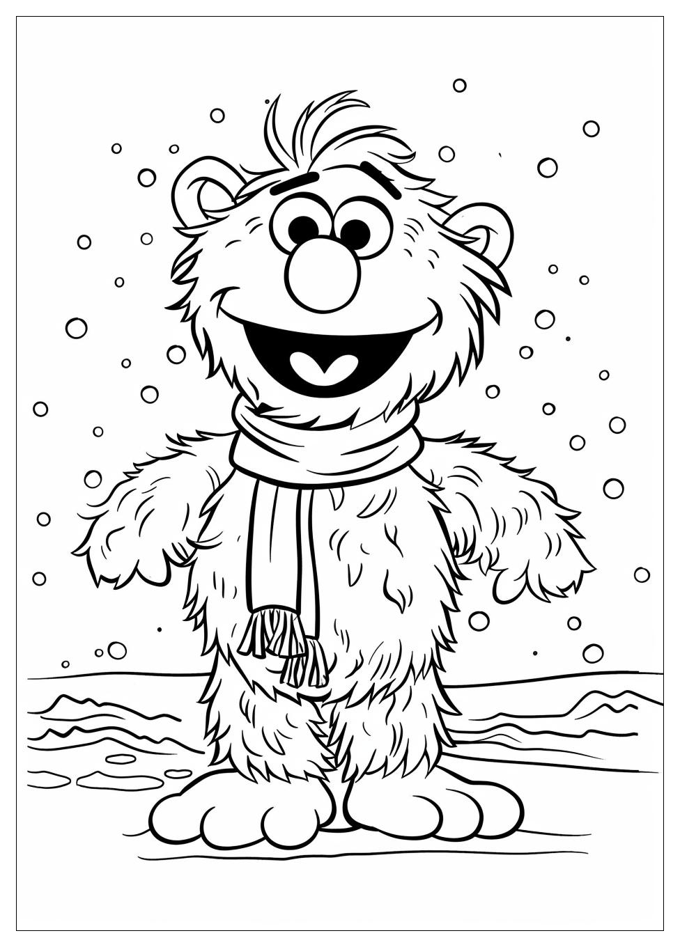 Sesame Street Coloring Pages-12