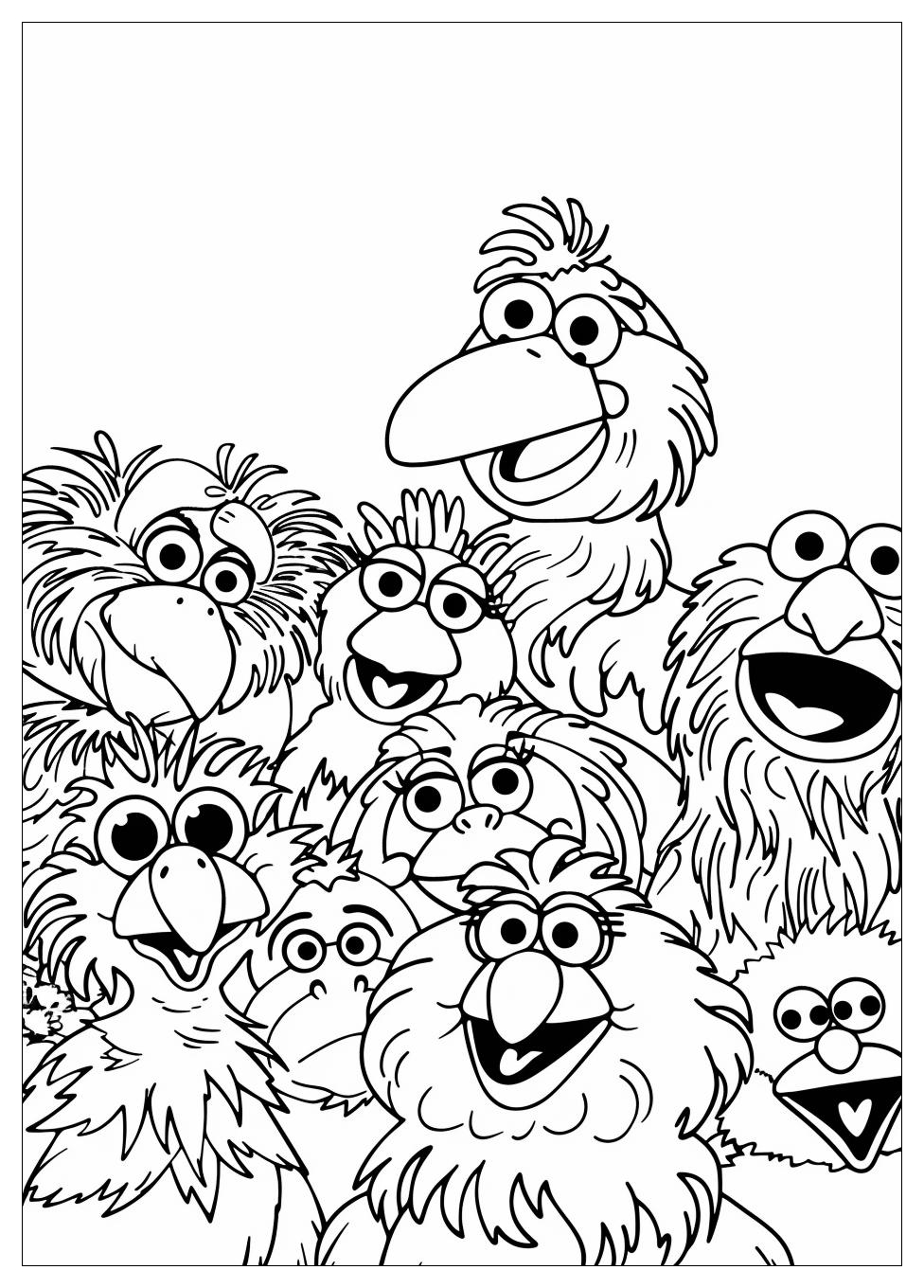 Sesame Street Coloring Pages-13