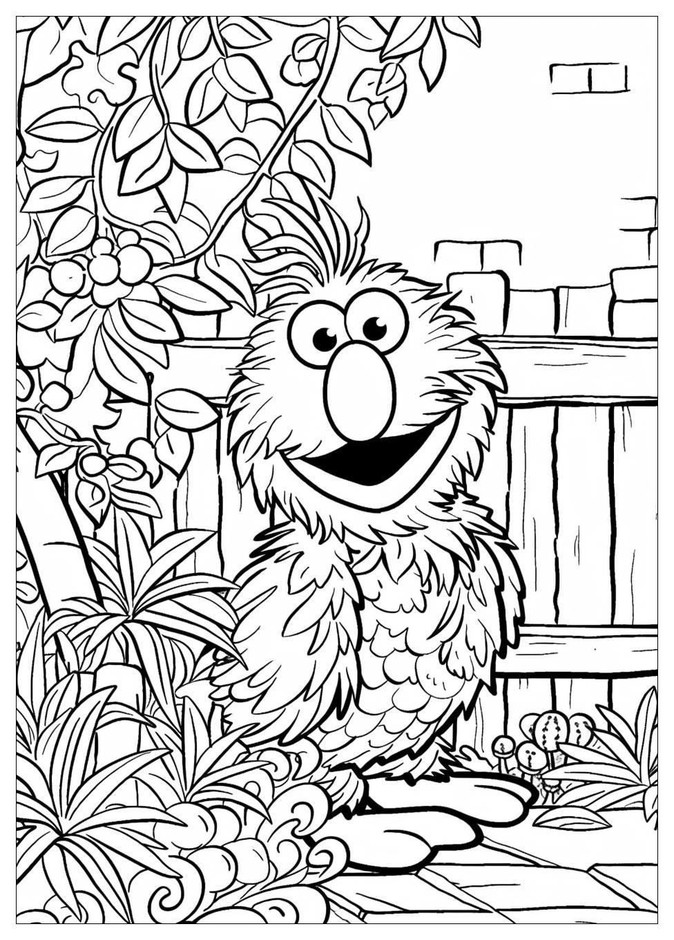 Sesame Street Coloring Pages-14