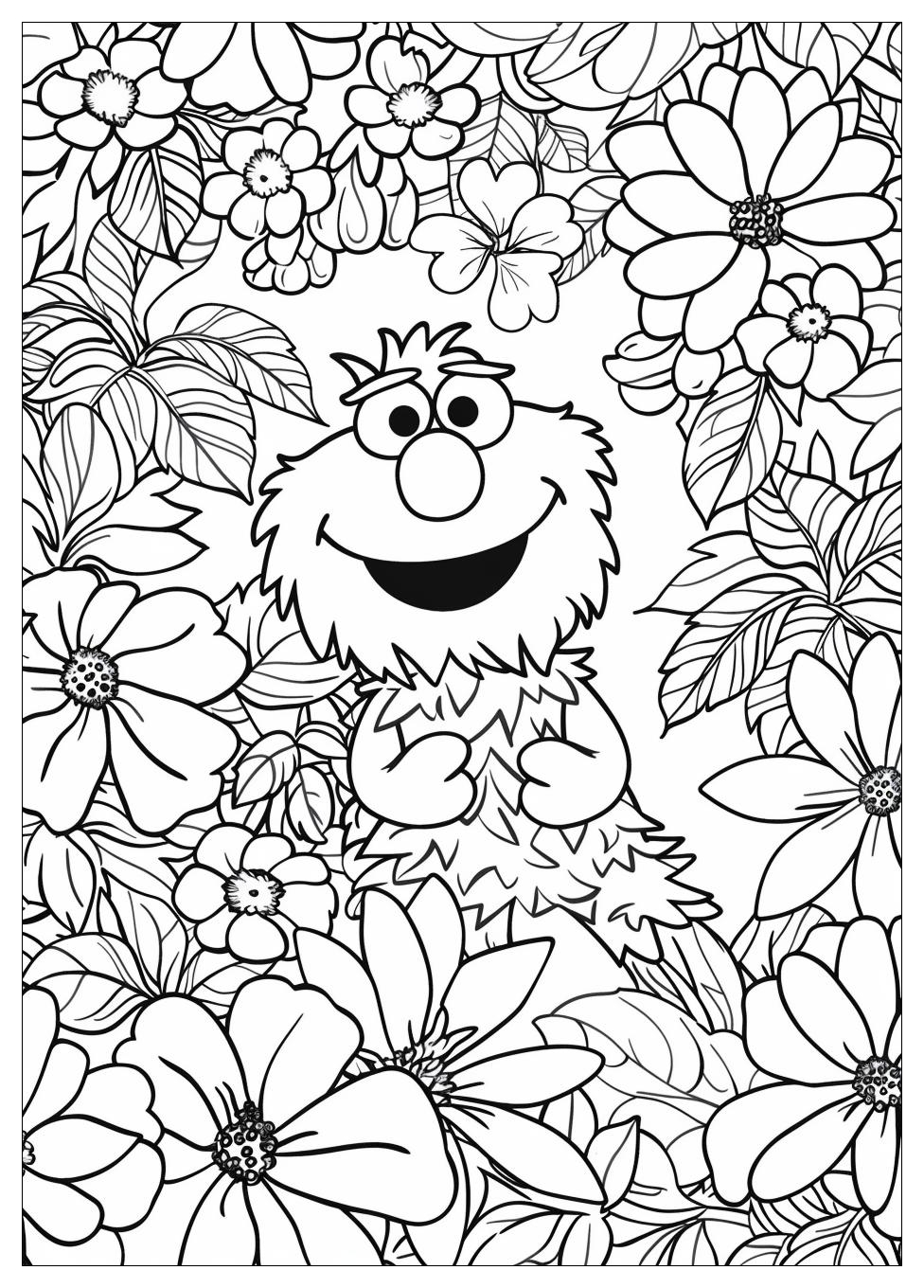 Sesame Street Coloring Pages-19