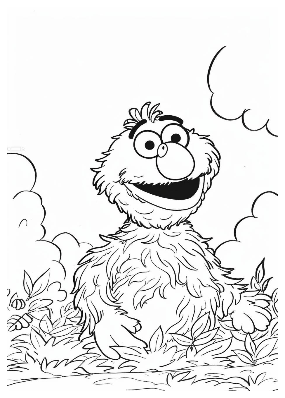 Sesame Street Coloring Pages-2