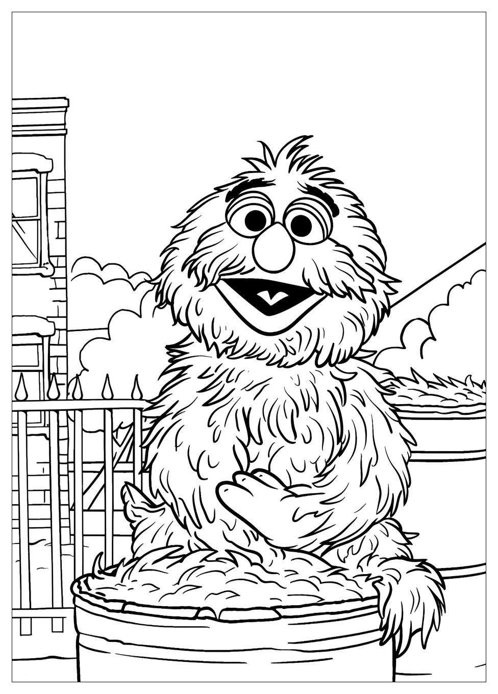 Sesame Street Coloring Pages-3