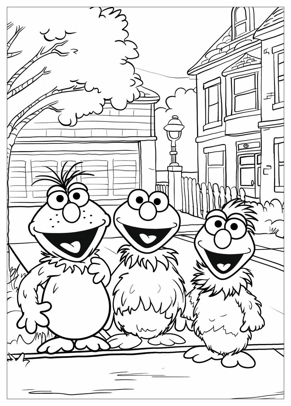 Sesame Street Coloring Pages-5