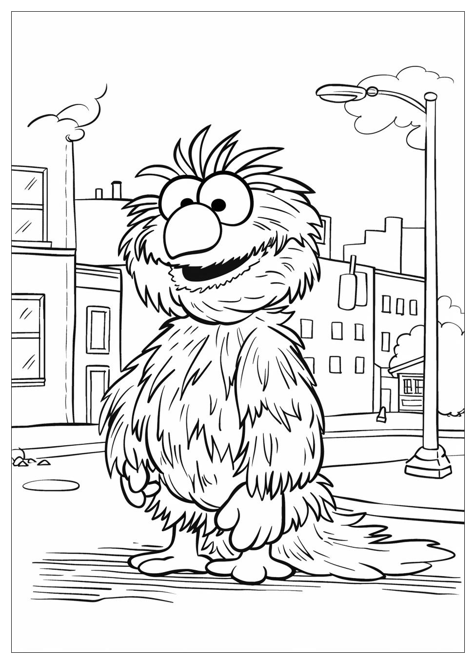 Sesame Street Coloring Pages-6