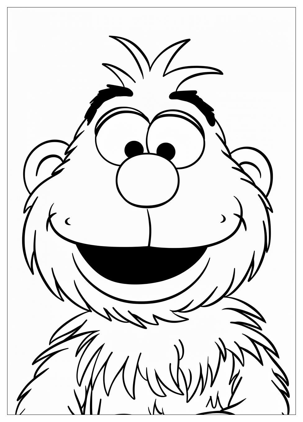 Sesame Street Coloring Pages-8