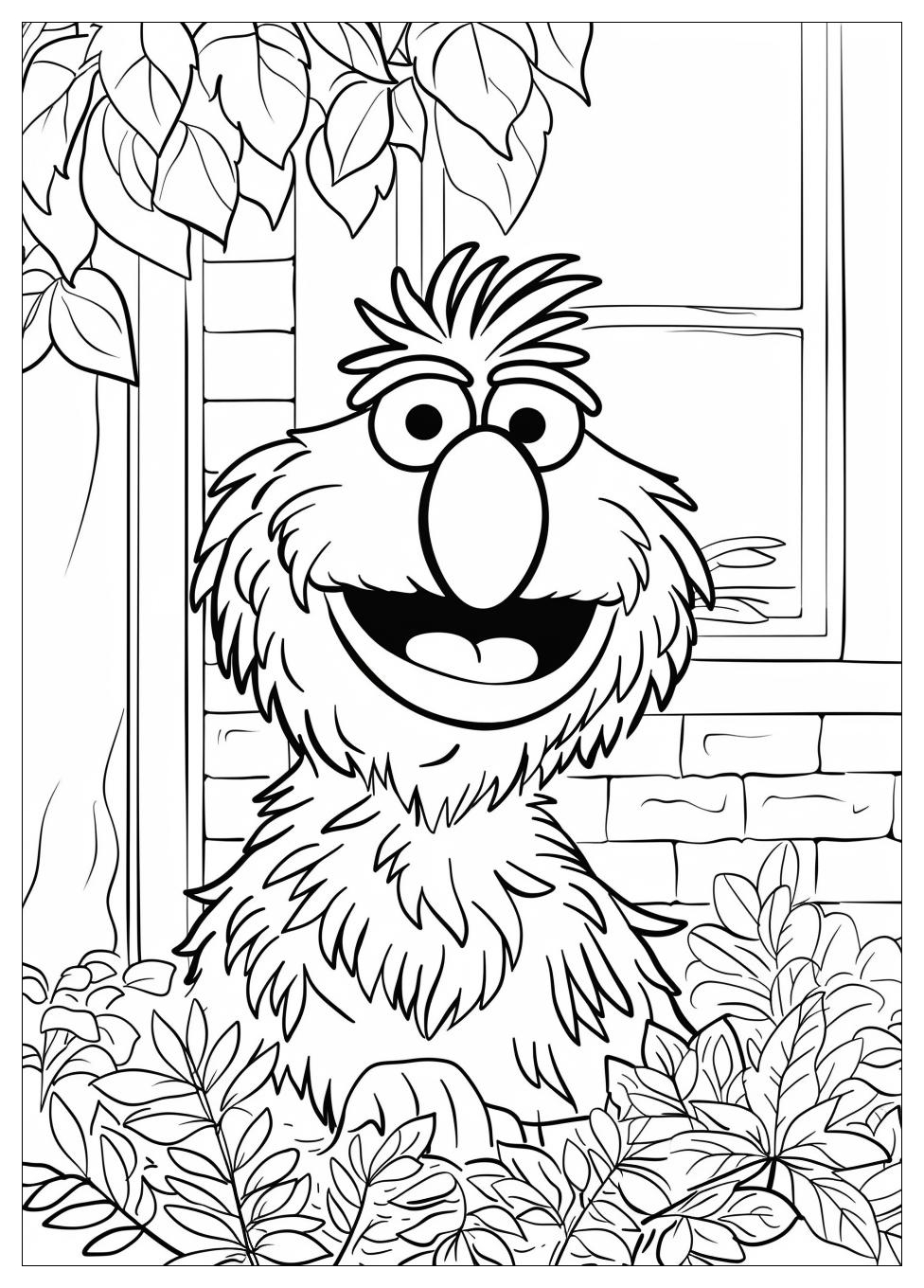 Sesame Street Coloring Pages-9