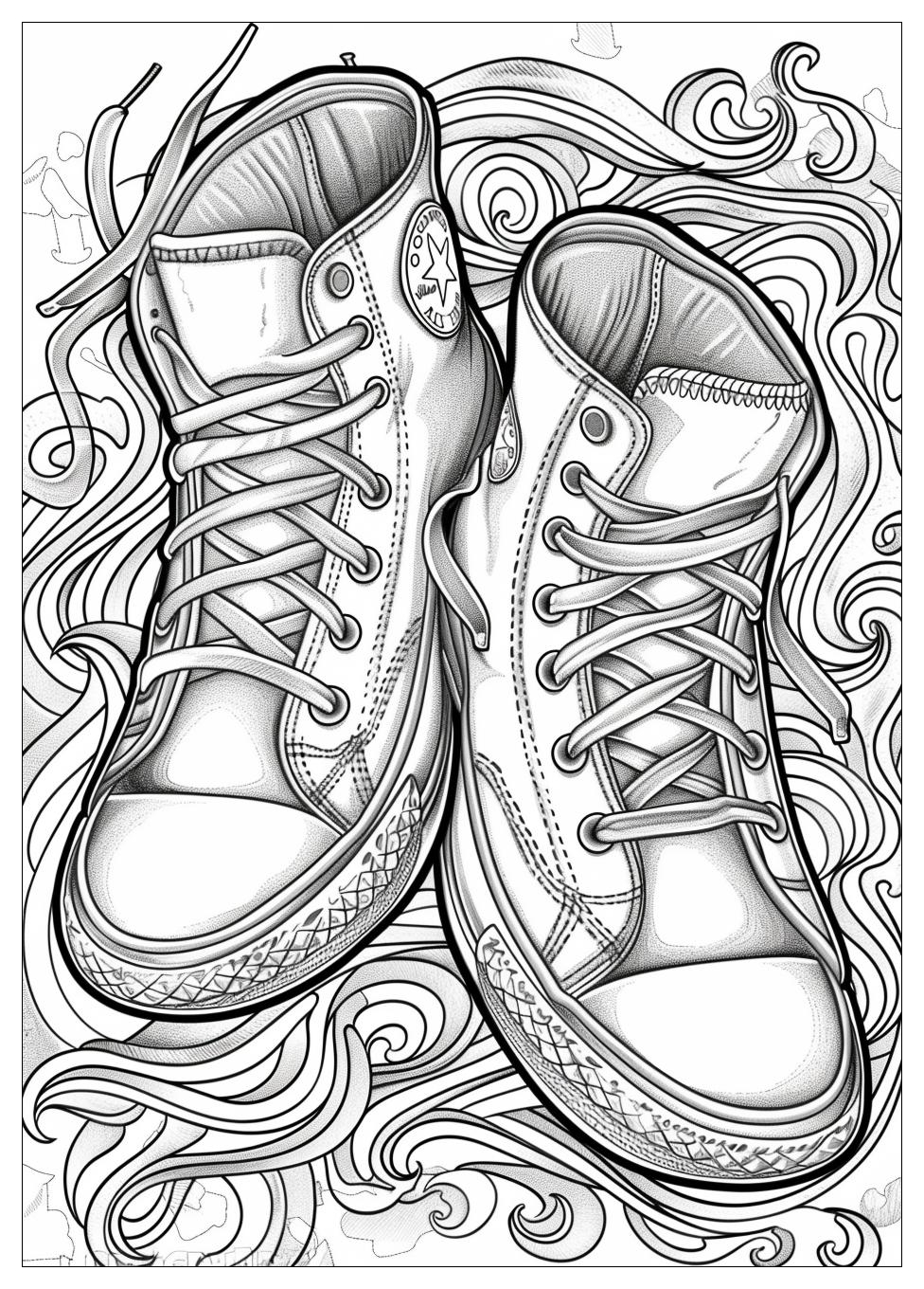 Shoe Coloring Pages-13