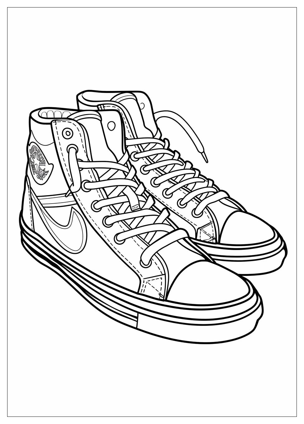 Shoe Coloring Pages-7