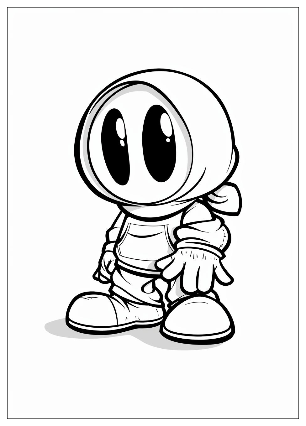 Shy Guy Coloring Pages-10