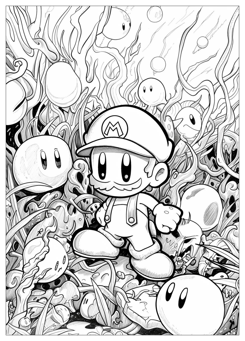 Shy Guy Coloring Pages-16