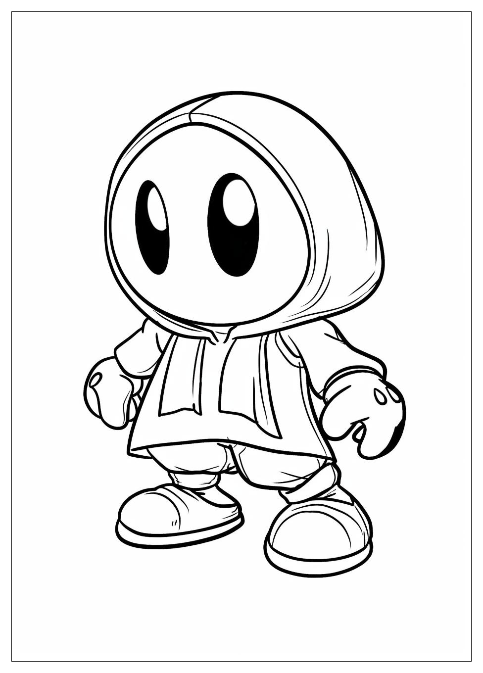 Shy Guy Coloring Pages-2