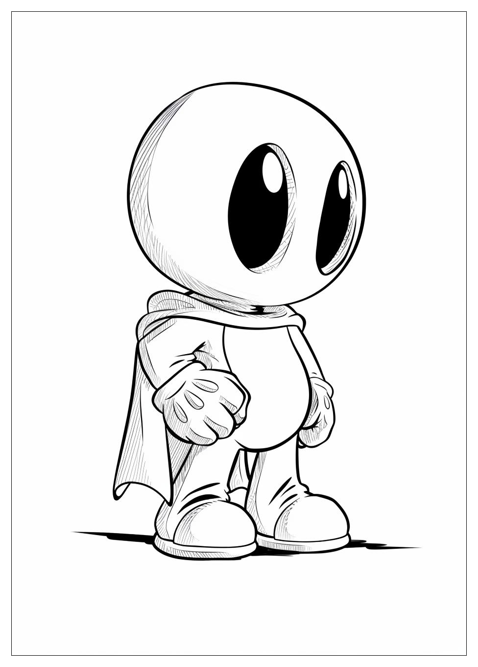 Shy Guy Coloring Pages-4