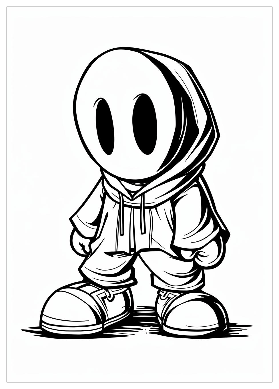 Shy Guy Coloring Pages-7