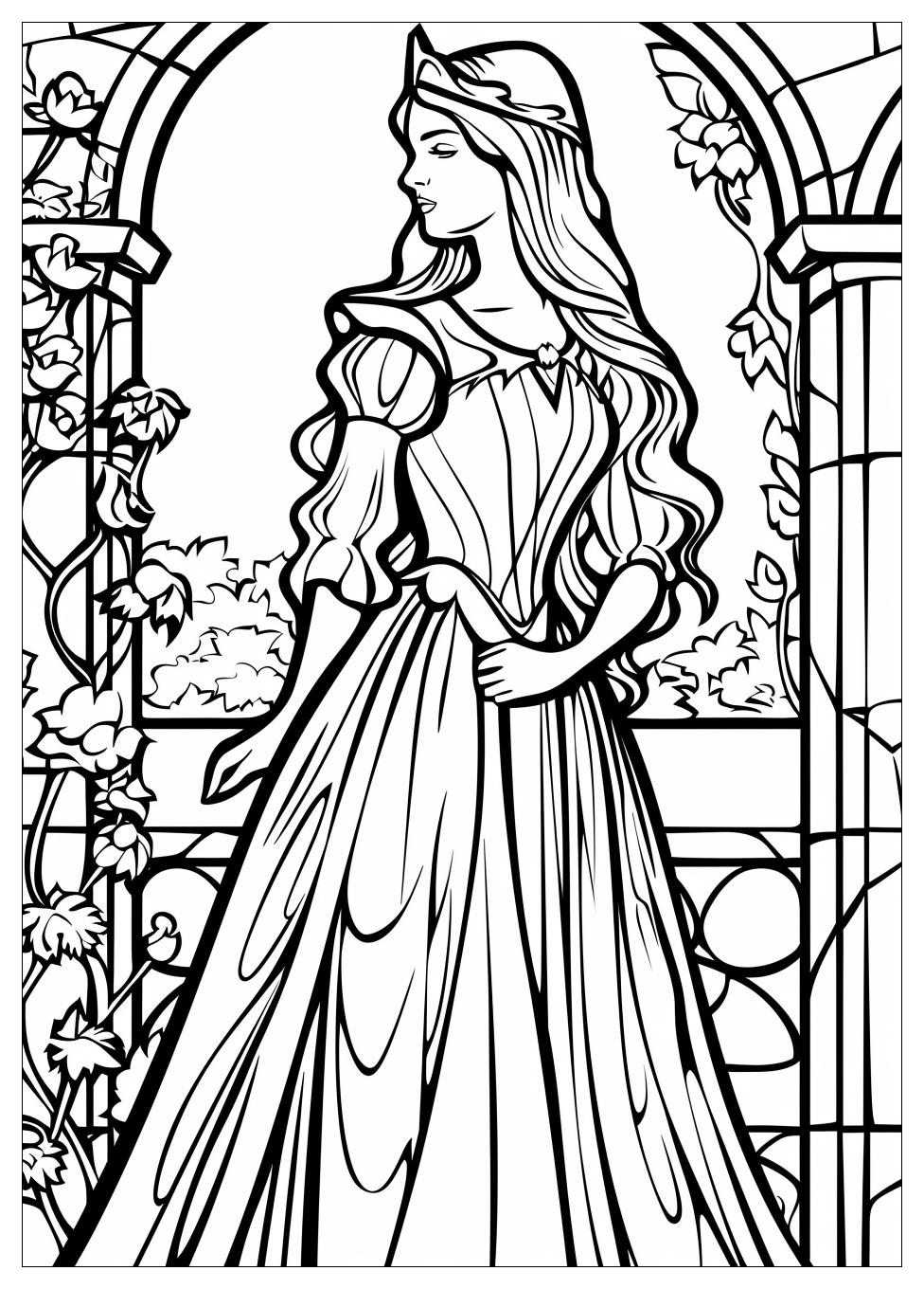 Sleeping Beauty Coloring Pages-10