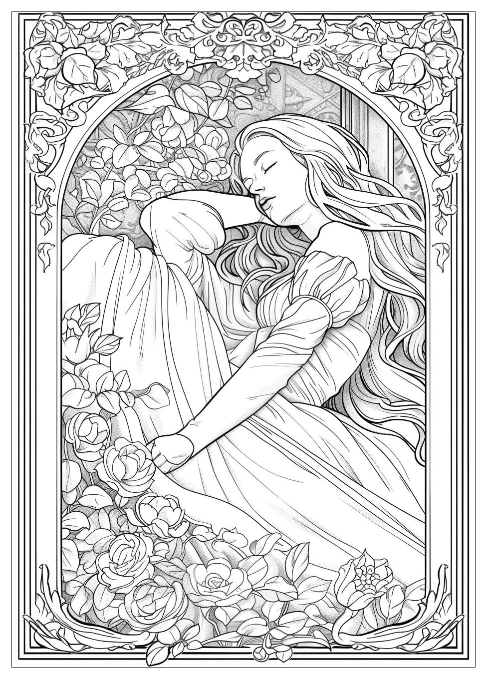 Sleeping Beauty Coloring Pages-16