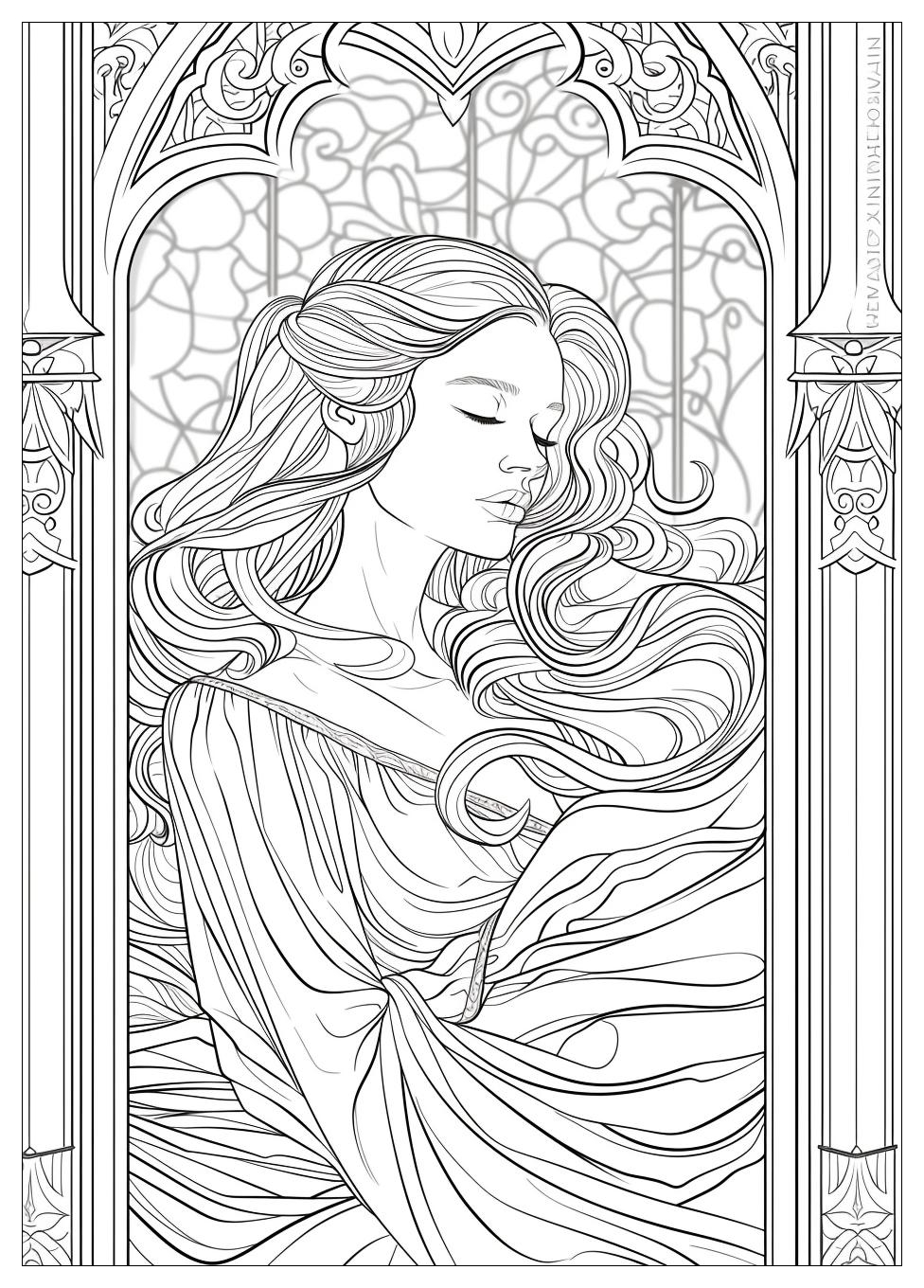 Sleeping Beauty Coloring Pages-17