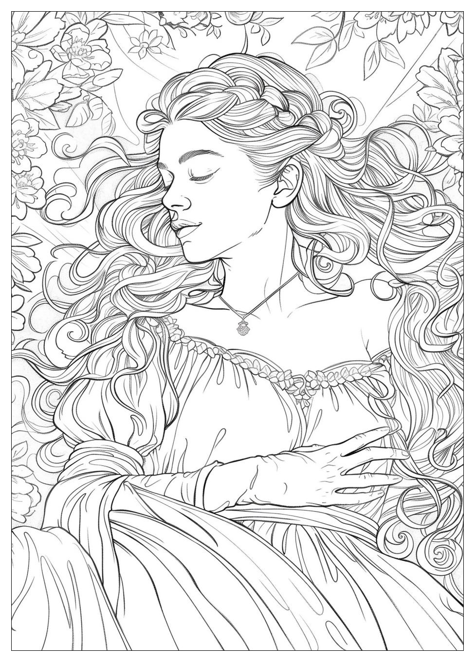 Sleeping Beauty Coloring Pages-19