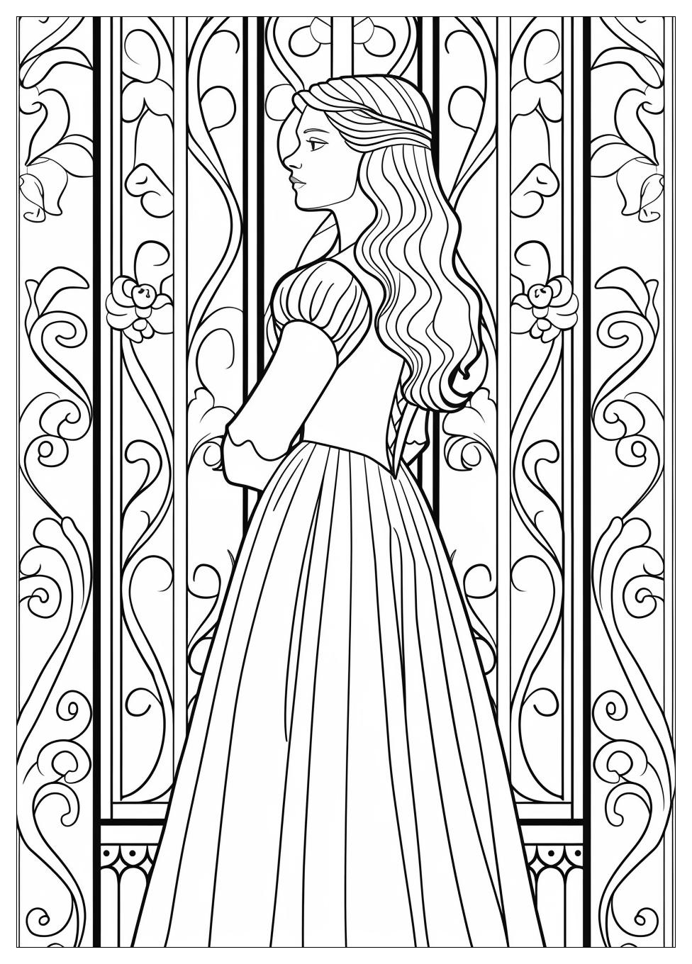 Sleeping Beauty Coloring Pages-3