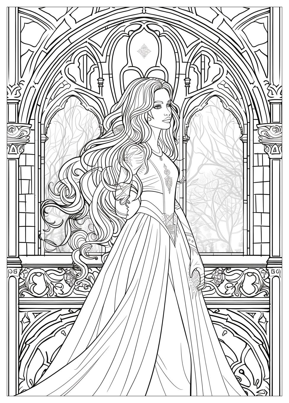 Sleeping Beauty Coloring Pages-4