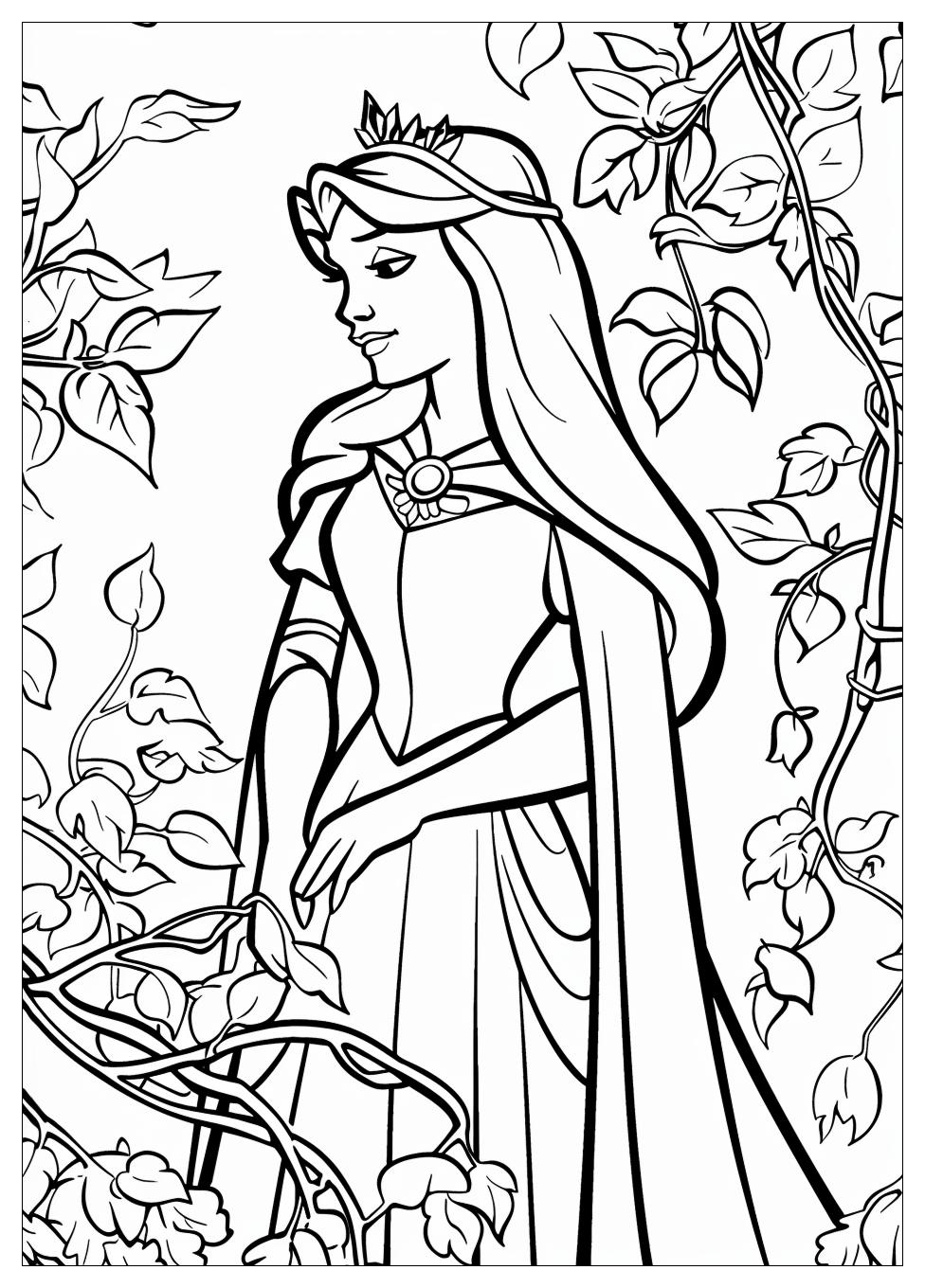 Sleeping Beauty Coloring Pages-7