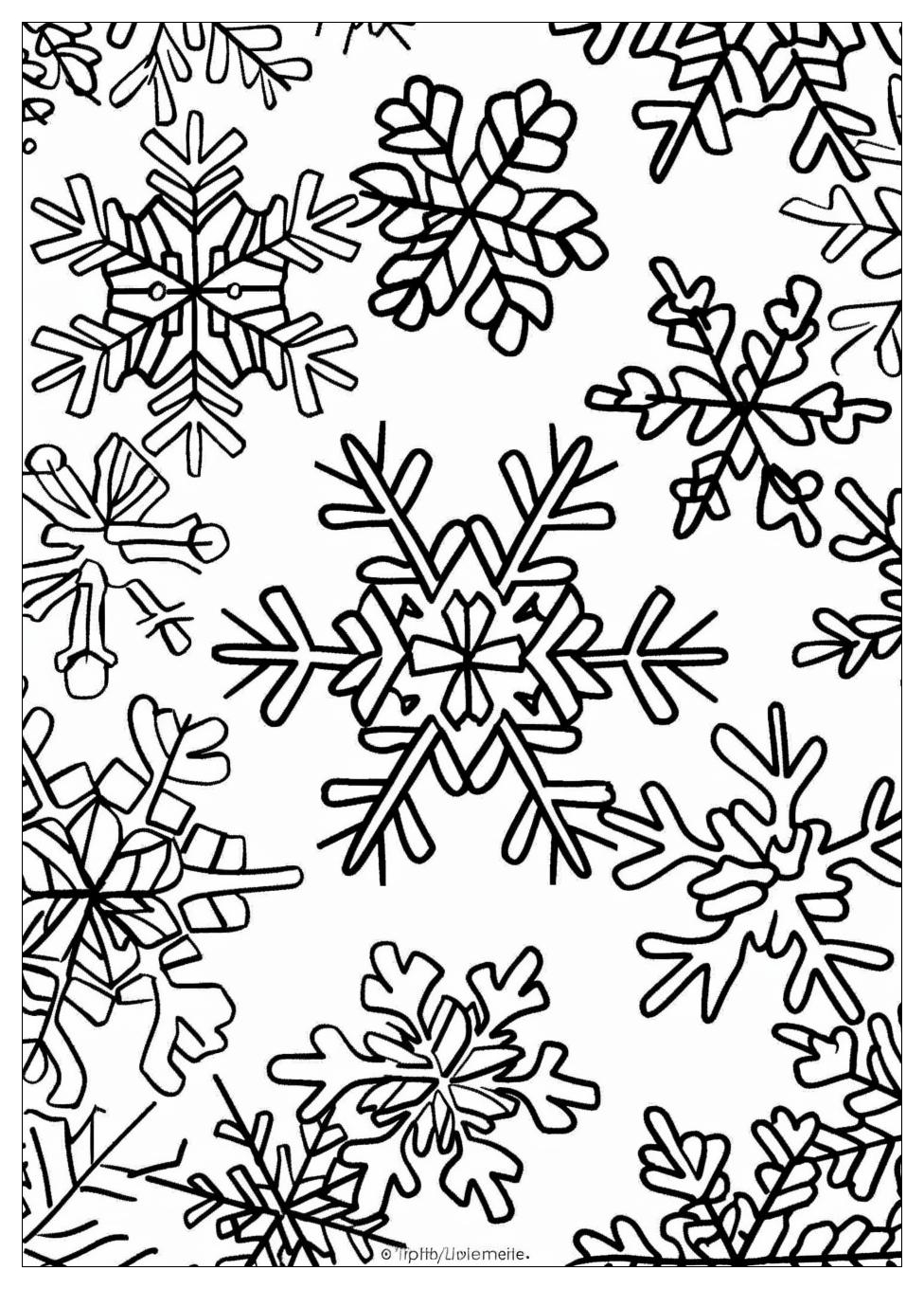 Snowflake Coloring Pages-1