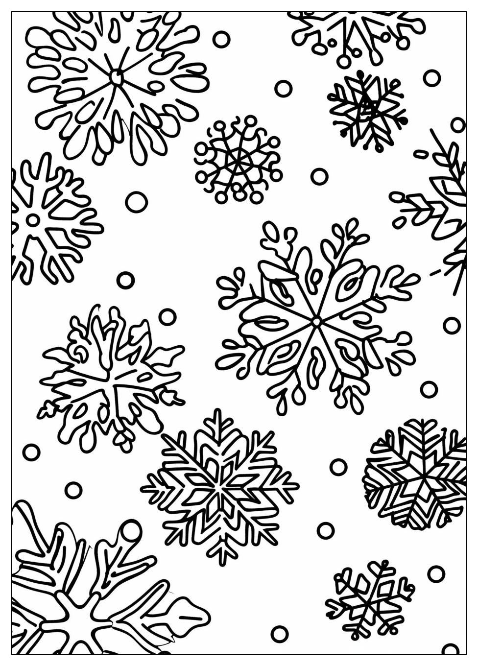 Snowflake Coloring Pages-10