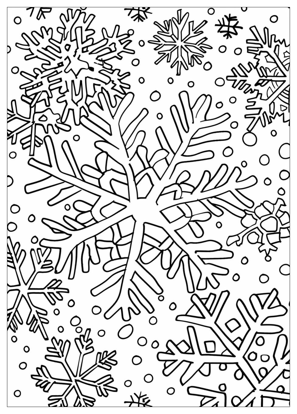 Snowflake Coloring Pages-12