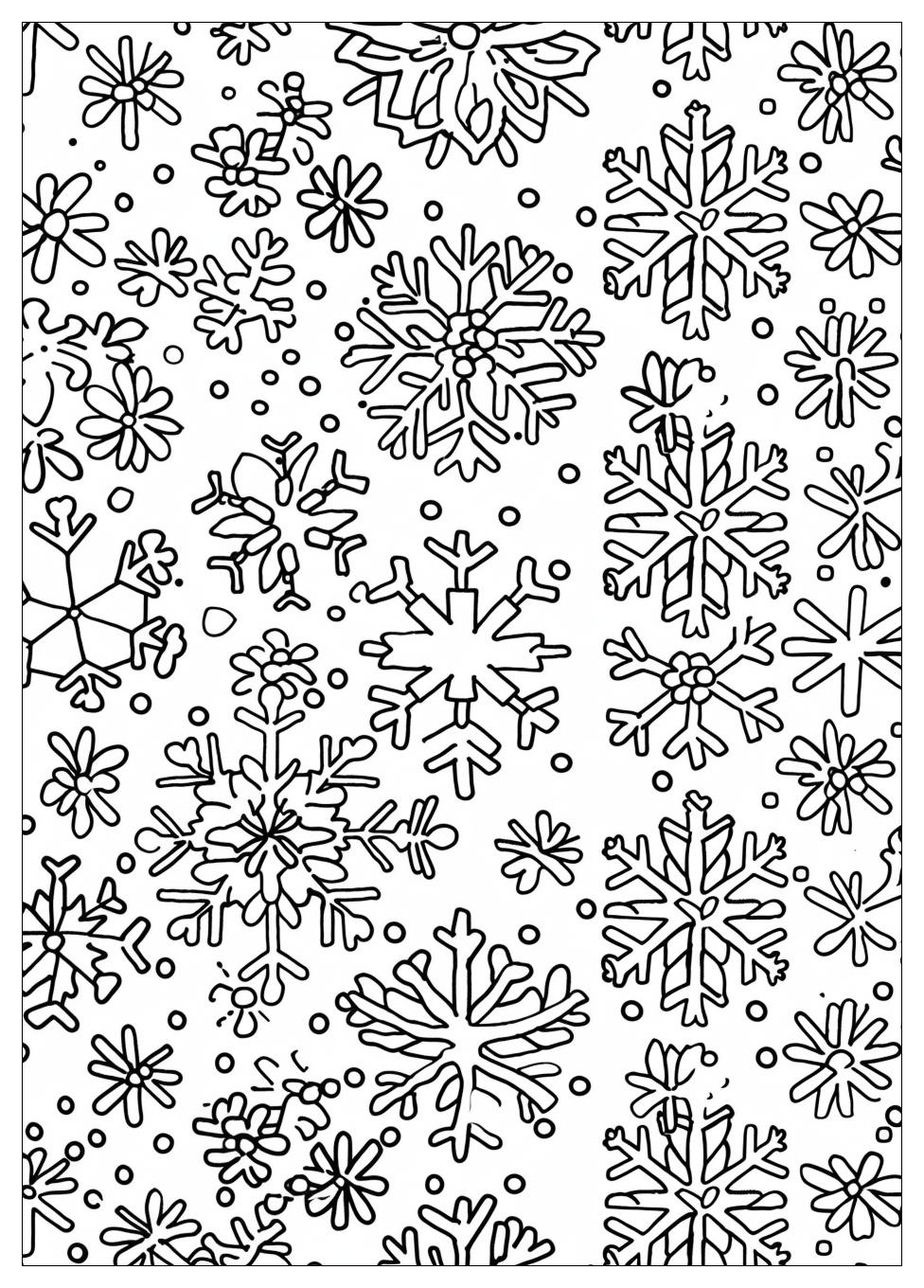 Snowflake Coloring Pages-2