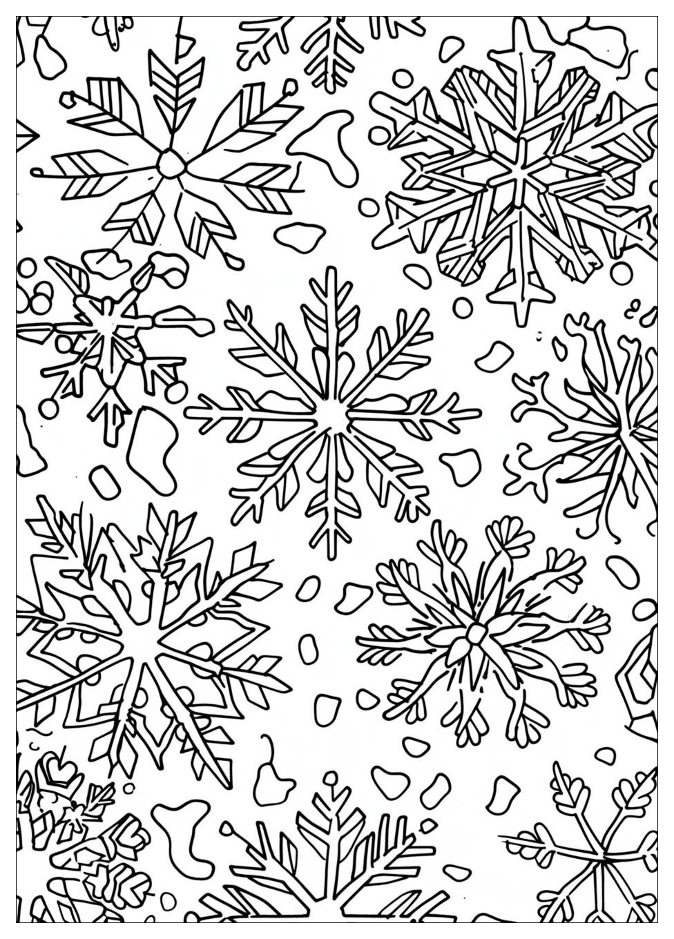 Snowflake Coloring Pages-20