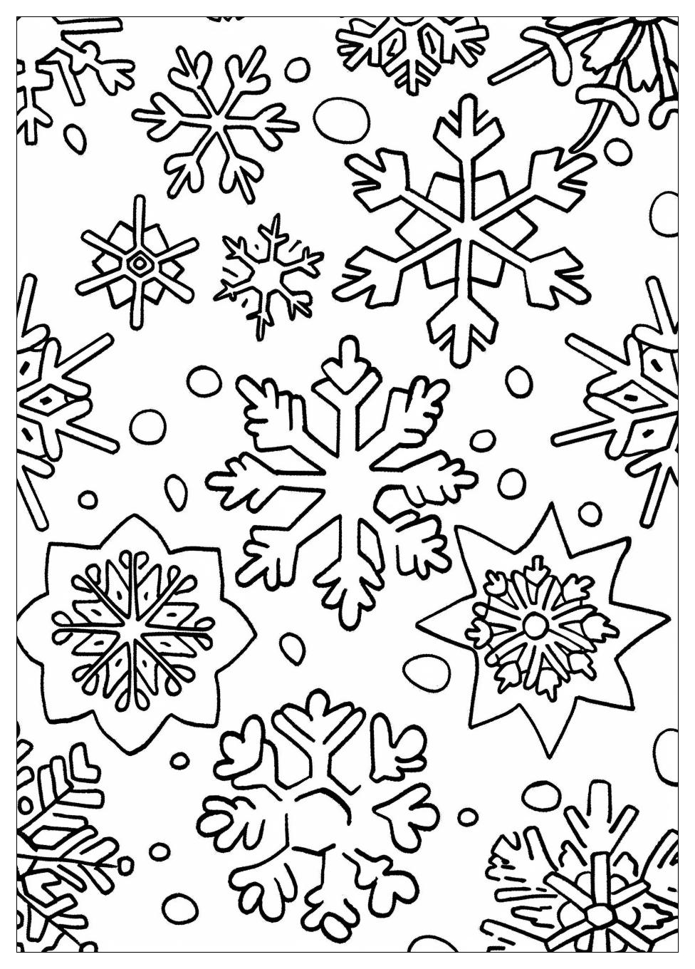 Snowflake Coloring Pages-4