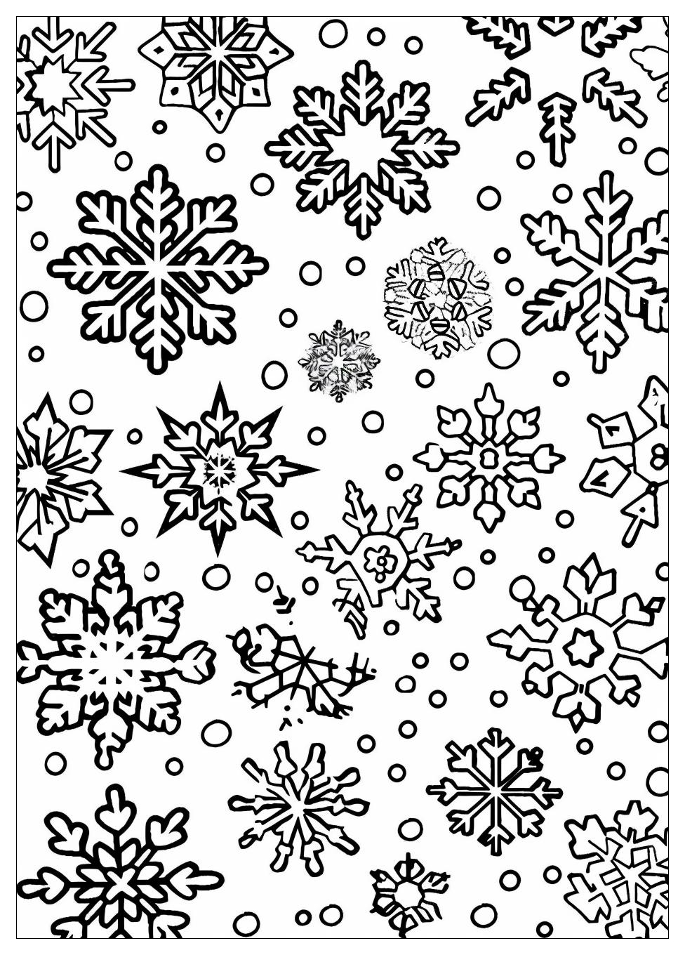 Snowflake Coloring Pages-5