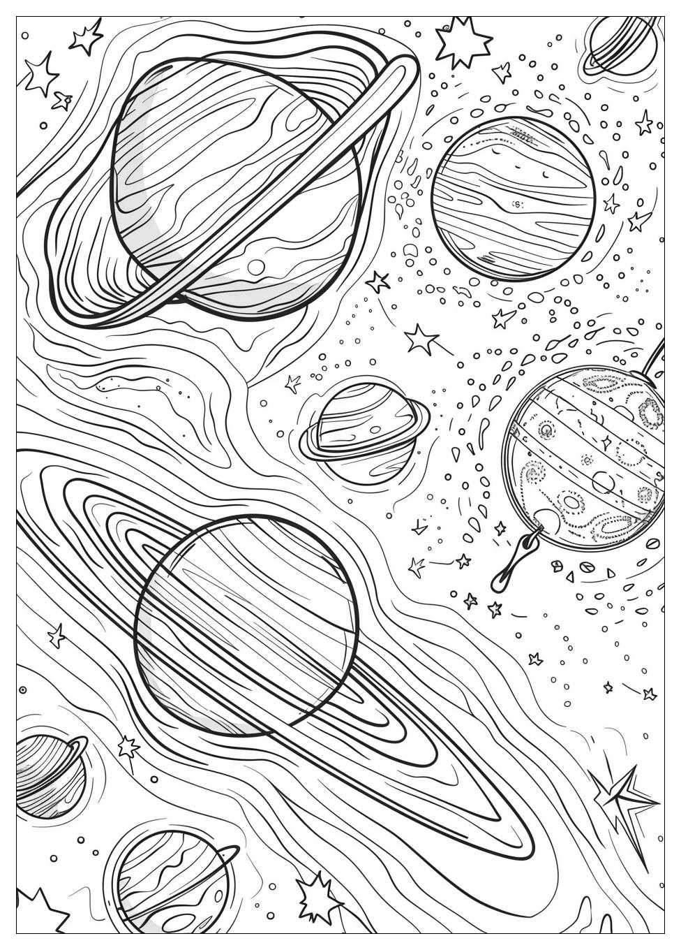 Solar System Coloring Pages-1