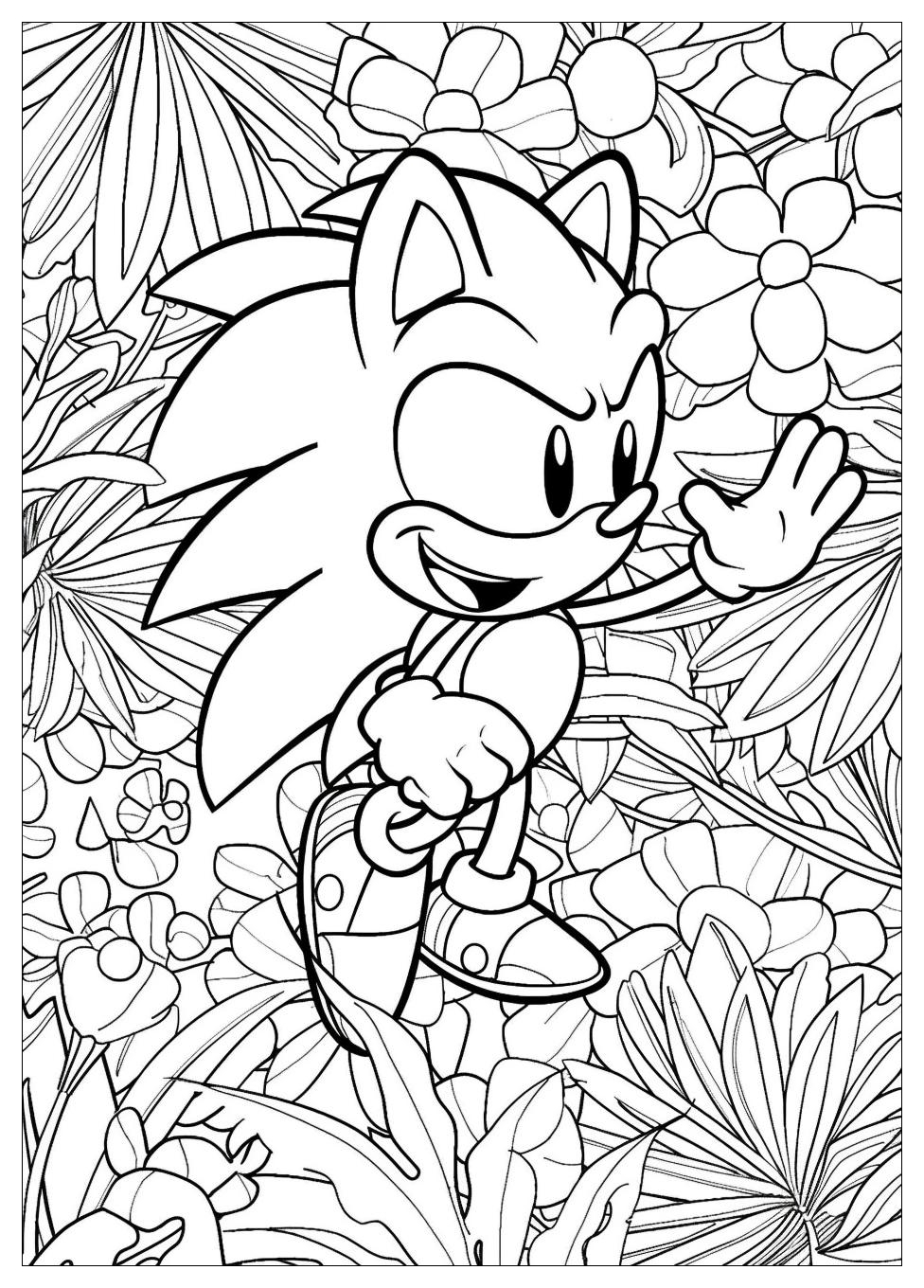 Sonic Coloring Pages-1